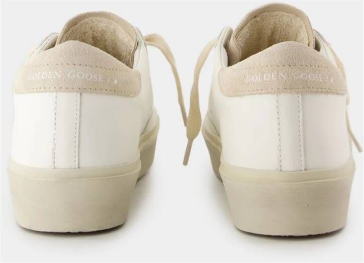 Golden Goose Witte Leren Ster Sneakers White Dames