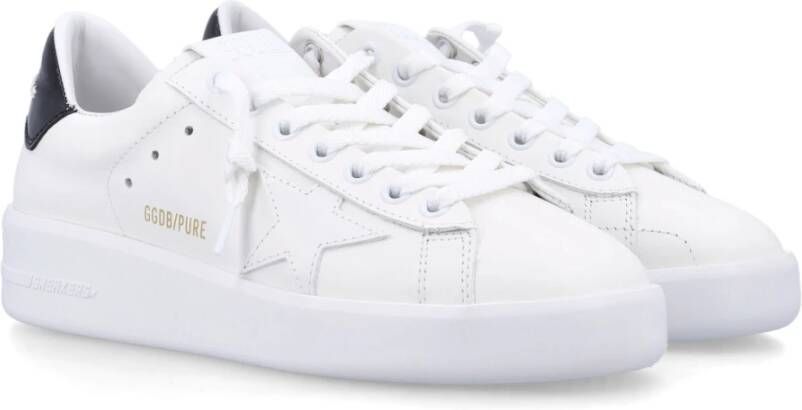 Golden Goose Witte Leren Ster Sneakers White Dames