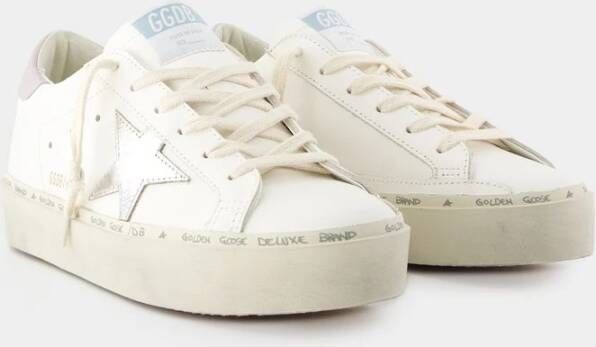 Golden Goose Witte Leren Ster Sneakers White Dames