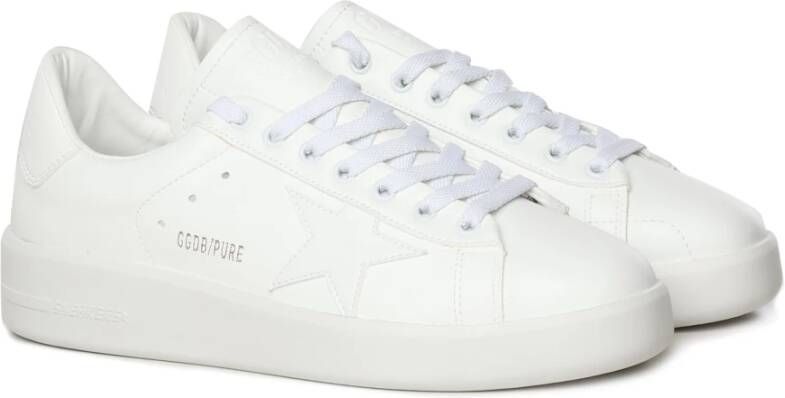 Golden Goose Witte Leren Ster Sneakers White Heren