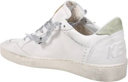 Golden Goose Witte Leren Ster Suède Hak Sneakers White Dames