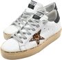 Golden Goose Witte Luipaard en Zwarte Sneakers White Dames - Thumbnail 3