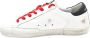 Golden Goose Witte Luipaard Ster Rode Veters Sneakers White Dames - Thumbnail 2