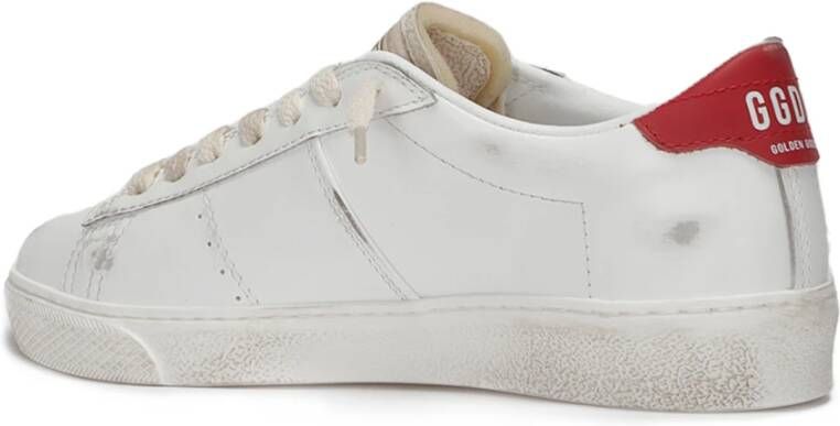 Golden Goose Witte Matchstar Sneakers met Rode Hiel White Dames