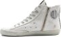 Golden Goose Witte Piton High Top Sneakers Gray Heren - Thumbnail 3