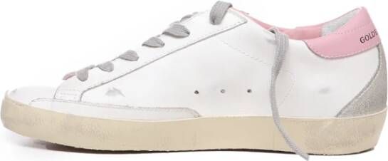 Golden Goose Witte Roze Sneakers met Sterapplicatie White Dames