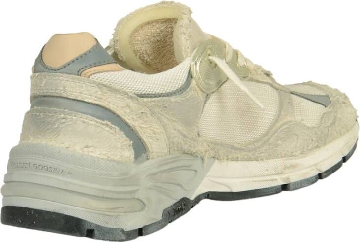 Golden Goose Witte Running Dad Sneakers Suede Multicolor Heren