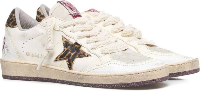 Golden Goose Witte Sneakers Aw24 Damesschoenen Beige Dames