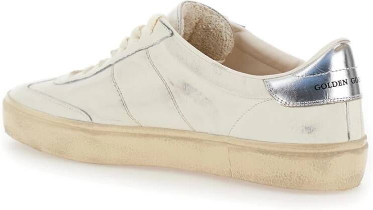 Golden Goose Witte Sneakers Leren Bovenwerk Gelamineerde Hiel White Heren