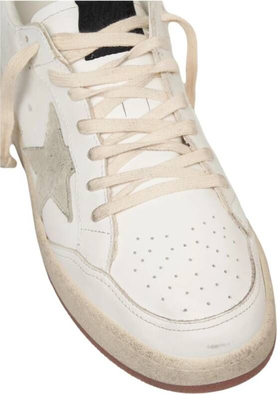 Golden Goose Witte Sneakers met Contrasterende Hiel White Heren