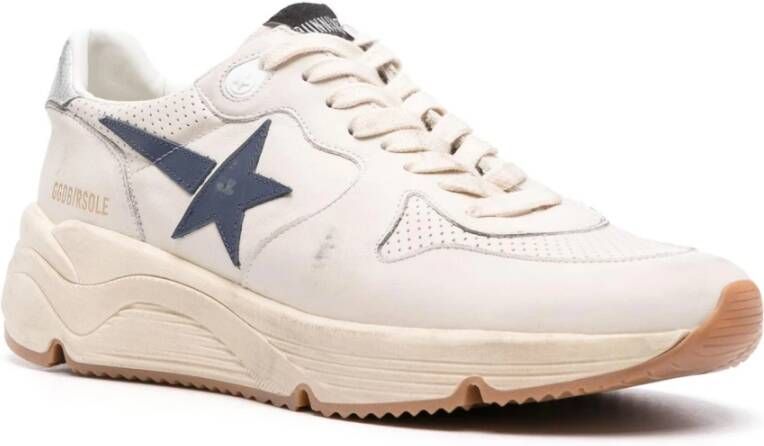 Golden Goose Witte Sneakers Met Dikke Zool White Heren