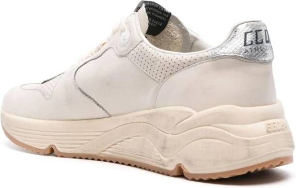 Golden Goose Witte Sneakers Met Dikke Zool White Heren