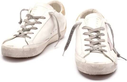 Golden Goose Witte Sneakers met Distressed Finish White Dames