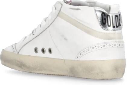 Golden Goose Witte Sneakers met Glitter Ster White Dames