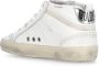 Golden Goose Witte Sneakers met Glitter Ster White Dames - Thumbnail 4