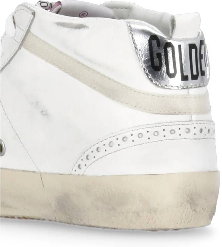 Golden Goose Witte Sneakers met Glitter Ster White Dames