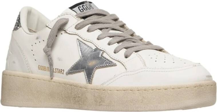 Golden Goose Witte Sneakers met Glitterdetail White Dames