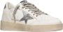 Golden Goose Witte Leren Sneakers met Vernietigend Effect White Dames - Thumbnail 15