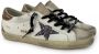 Golden Goose Witte sneakers met gouden hiel en lila ster White Dames - Thumbnail 2