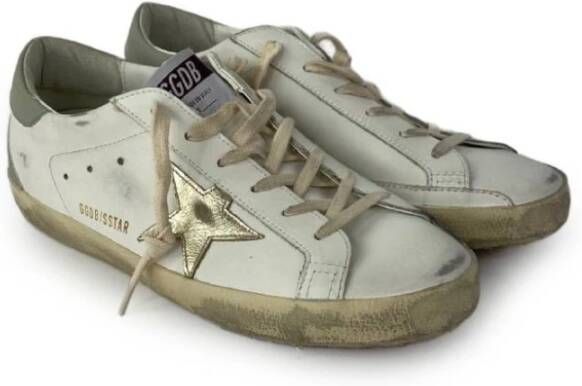 Golden Goose Witte Sneakers met Gouden Ster White Dames