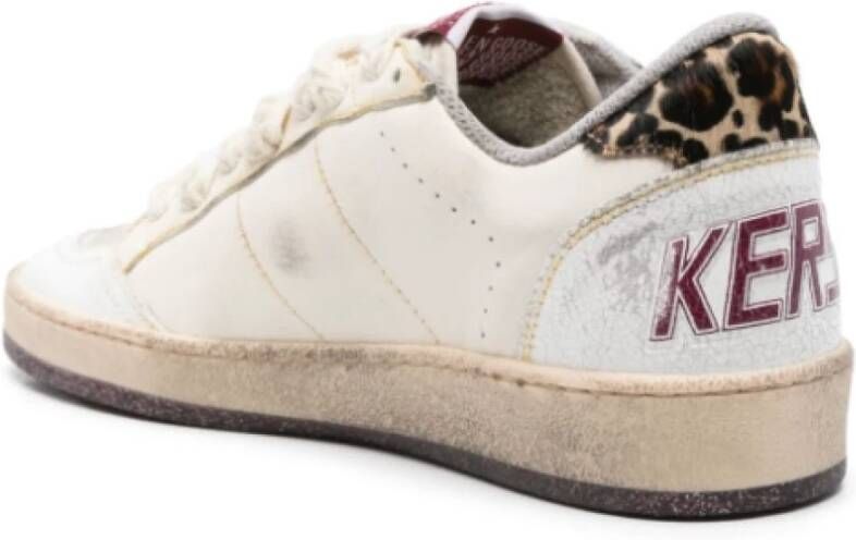 Golden Goose Witte Sneakers met Sterdetail White Dames