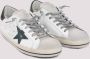 Golden Goose Stijlvolle Leren Sneakers in Wit Groen Bruin Multicolor Heren - Thumbnail 15