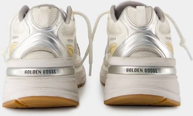 Golden Goose Witte Sneakers Synthetisch Leer Ronde Neus White Heren