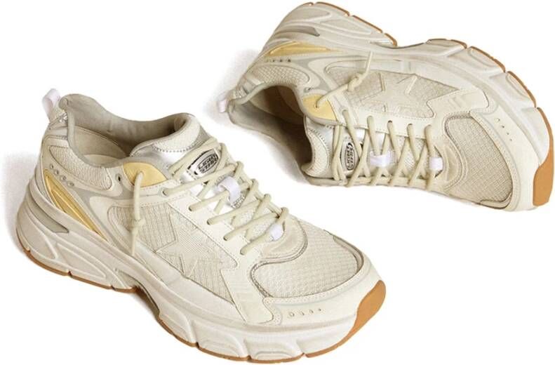 Golden Goose Witte Sneakers voor een stijlvolle look White Heren