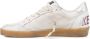 Golden Goose Witte Leren Sneakers Groene Ster White Heren - Thumbnail 13