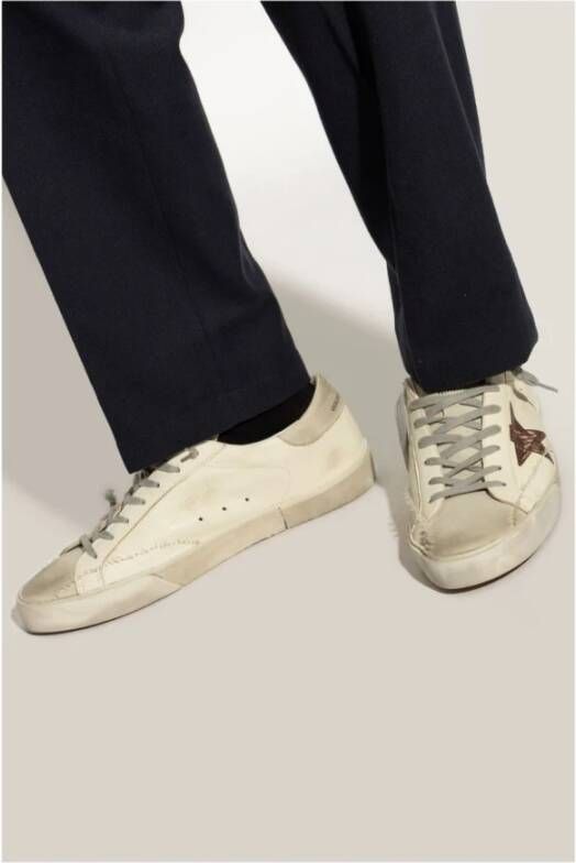 Golden Goose Witte Sneakers voor Mannen White Heren