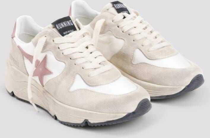 Golden Goose Witte Sneakers voor Vrouwen Beige Dames