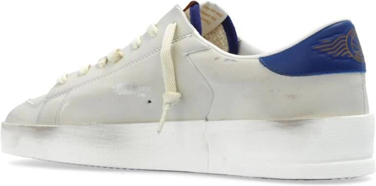 Golden Goose Witte Stardan Leren Sneakers White Heren