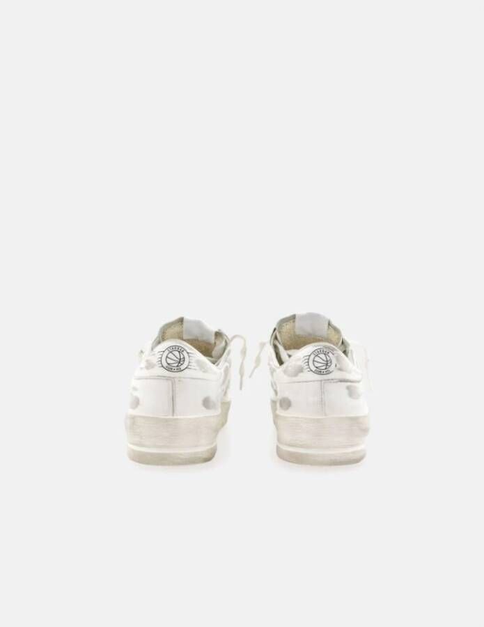 Golden Goose Witte Ster Leren Sneakers White Heren