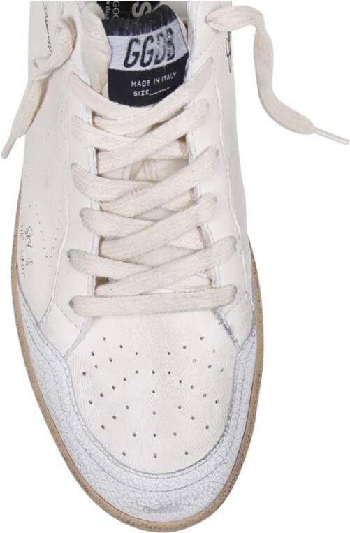 Golden Goose Witte Suède Hak Sneakers White Heren