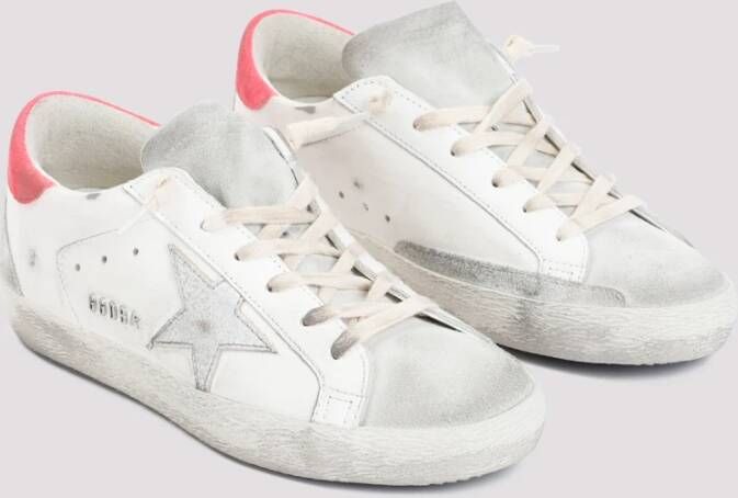 Golden Goose Witte Superstar Sneakers Multicolor Dames