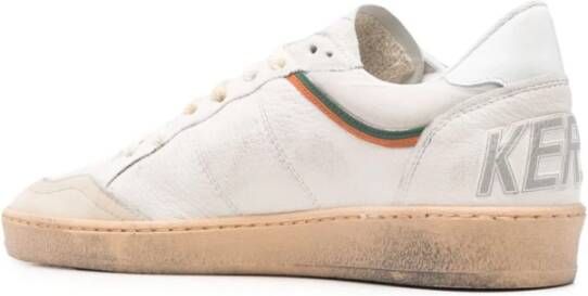 Golden Goose Witte Veterschoenen met Geperforeerde Neus White Heren