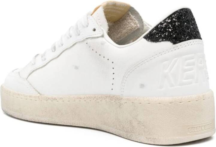 Golden Goose Witte Veterschoenen met Gevulkaniseerde Zool Multicolor Dames