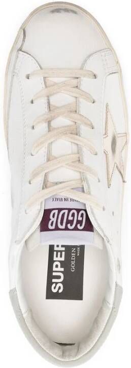 Golden Goose Witte Veterschoenen met Leren Binnenzool White Dames