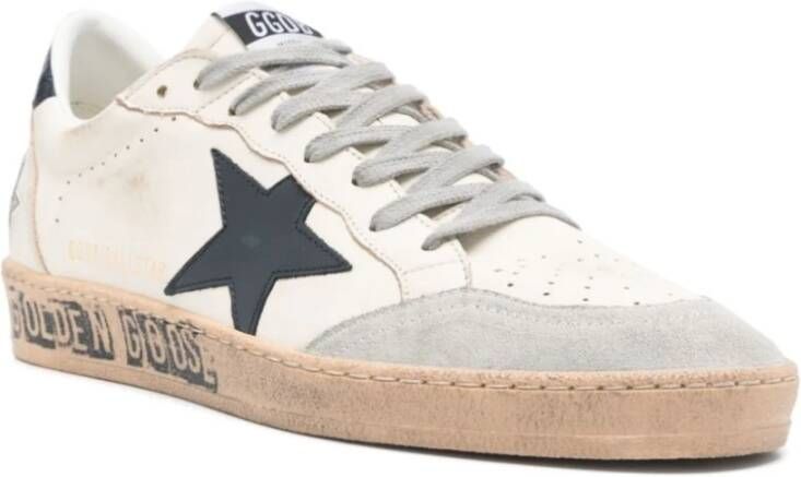 Golden Goose Witte Sneakers met Unieke Details White Heren