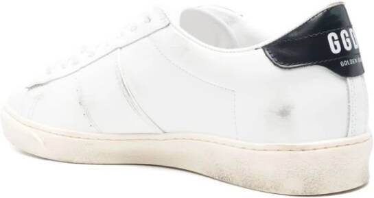 Golden Goose Witte Veterschoenen met Merkhiel White Heren