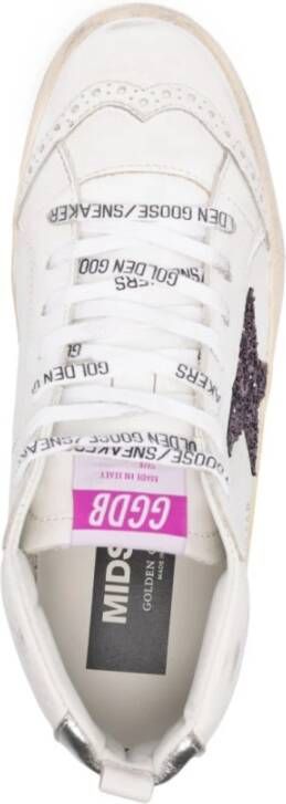 Golden Goose Witte Veterschoenen met Sterpatch White Dames