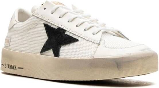 Golden Goose Witte Zwarte Stardan Sneakers White Heren