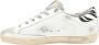 Golden Goose Zebra Leopard Superstar Sneakers White Dames - Thumbnail 2