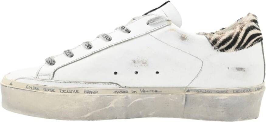 Golden Goose Zebra Print Sneakers White Dames