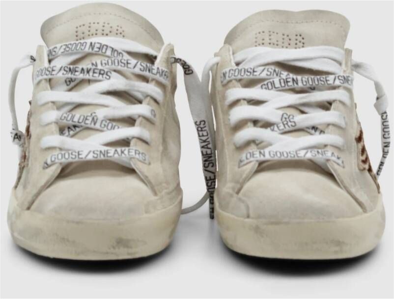 Golden Goose Zebra Star Sneaker Beige Dames