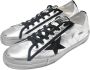 Golden Goose Zilver Gelamineerde V-Star Sneakers Gray Heren - Thumbnail 3