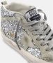 Golden Goose Zilver Glitter Skate Sneakers Mid Star Gray Dames - Thumbnail 5