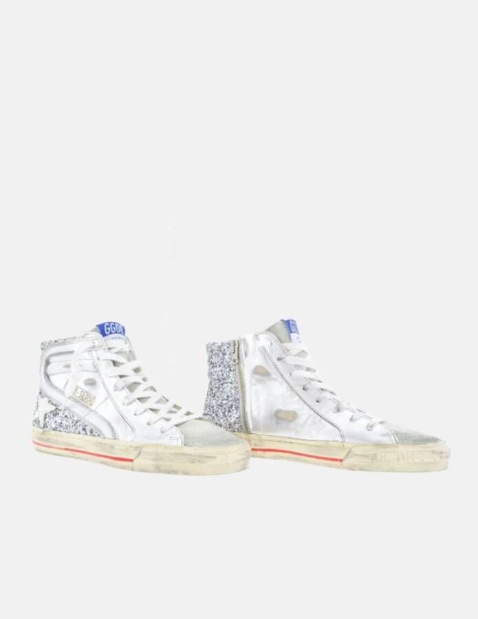 Golden Goose Zilver Glitter Skate Sneakers Multicolor Dames