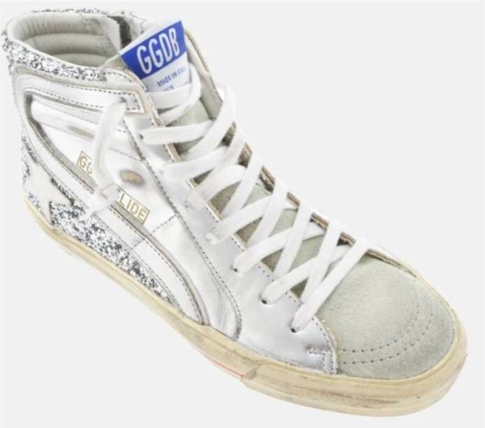 Golden Goose Zilver Glitter Skate Sneakers Multicolor Dames