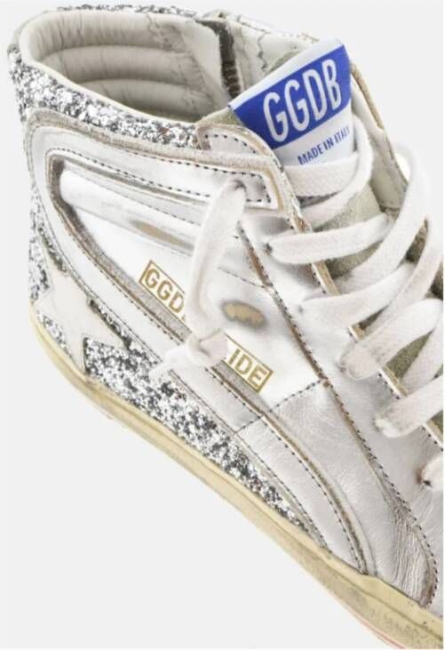 Golden Goose Zilver Glitter Skate Sneakers Multicolor Dames